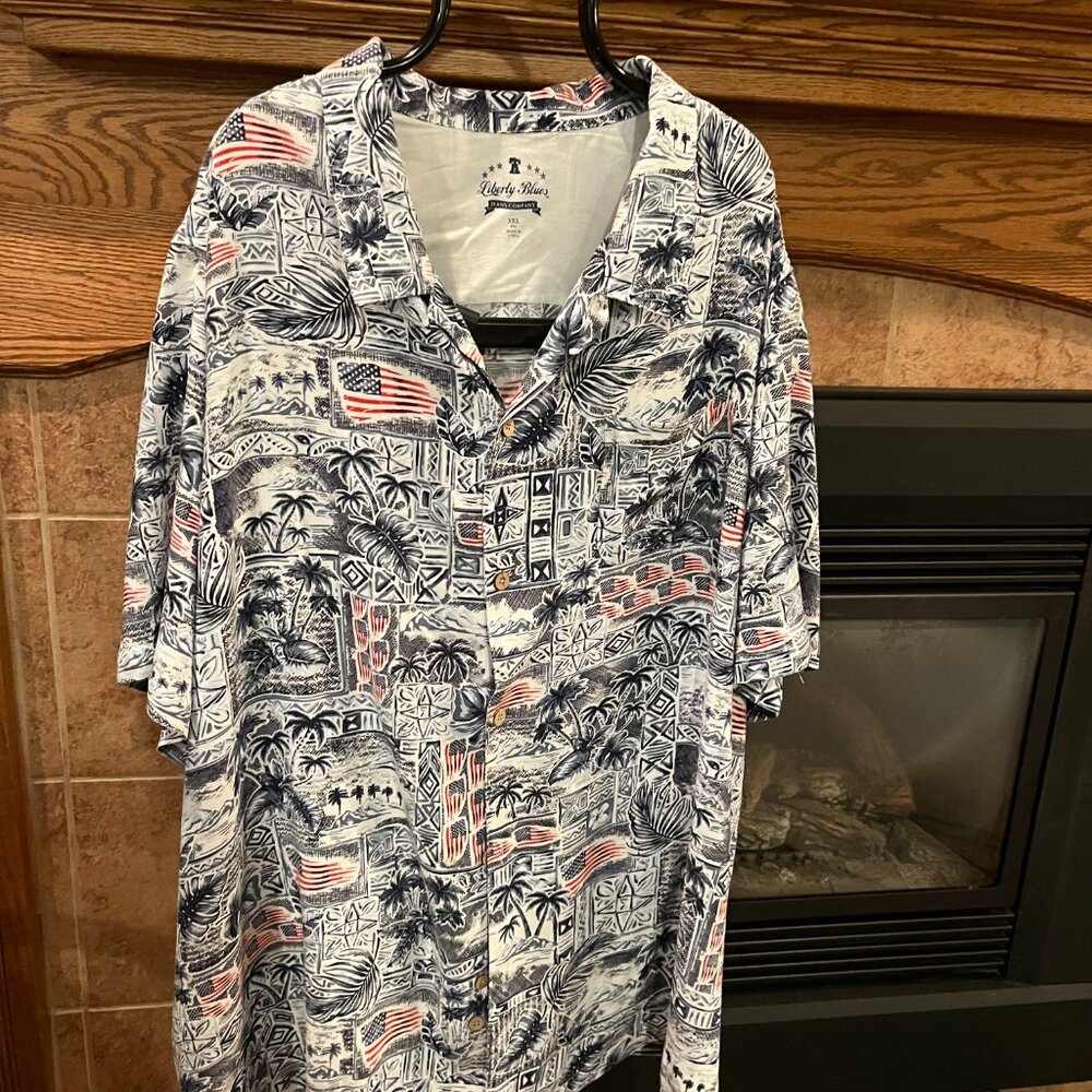 Men's 5XL 4th of July Patriotic Fun Shirt!!